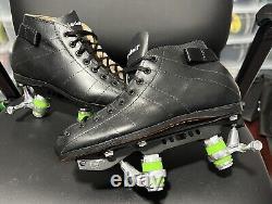 Riedell 595 Speed Skates Men's Sz 5 With Rd elite octane 5.5 Wb plates