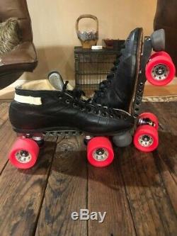 Riedell 595 speed skates. Power Dyne Plates, Scott Cory wheels excellent cond