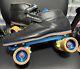 Riedell 695 Colorlab Men's Sz 12.5 With Power Trac Plates Roller Skates