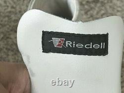 Riedell 796 Hybrid White/Red Roller Skates NO WHEELS (Men's 12) PRE-OWNED