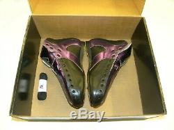 Riedell AR1 Antik Roller Skate Boots Custom Purple, Black, Silver Size 6 1/2 NEW