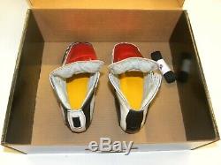 Riedell AR1 Antik Roller Skate Boots Custom White, Black, Red Size 6 1/2 NEW