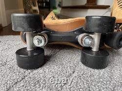 Riedell All Leather Roller Skates-Lightly Used