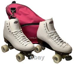 Riedell Angel Roller Skates Size 10 Womens #111 RC Medallion Plus Wheels withBag