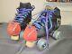 Riedell Antik AR1 Quad Skates Size 7 Powerdyne Revenge Plates 62mm Lumnous