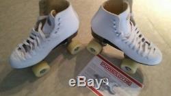Riedell Artistic Angel Roller Skates used once size 7