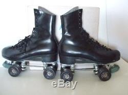 Riedell Boots Mens Size 9, Snyder Super Deluxe Size 10 Plates, Roller Skates
