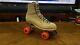 Riedell Boots Sure-Grip Super X 7R Suede Leather Roller Skates Vintage Size 9