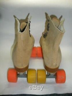Riedell Brown Suede Roller Skates Size 11