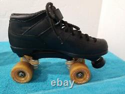 Riedell Carrera 105B #2 Speed Skates Men's Size 8, 97a Powell Bones Wheels 57MM