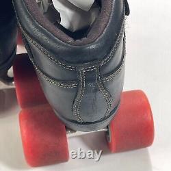 Riedell Carrera 105B Black Speed Skates Size 9 Style #2 Roller Derby Vintage 80s