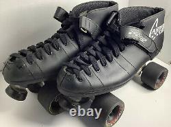 Riedell Carrera Roller Skate Speed Skates 4x4 Size 11 With 95a Wheels