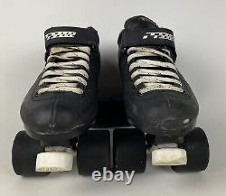 Riedell Carrera Speed Skates Mens Size 10 Model 105B/#2 Sure Grip Wheels