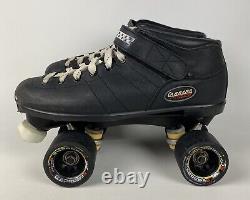 Riedell Carrera Speed Skates Mens Size 10 Model 105B/#2 Sure Grip Wheels