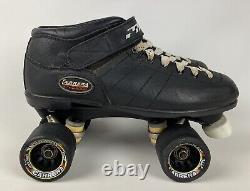 Riedell Carrera Speed Skates Mens Size 10 Model 105B/#2 Sure Grip Wheels