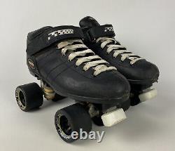 Riedell Carrera Speed Skates Mens Size 10 Model 105B/#2 Sure Grip Wheels