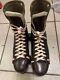 Riedell Classic Skates All Leather Size 8 Boots 166 Excellent Condition