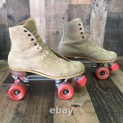 Riedell Classic Suede Roller Skates 130M Powell Bones Wheels Mens 9