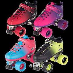 Riedell Dart Ombre Roller Skates complete quad skates