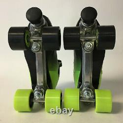 Riedell Dart Ombre Skates Green/Black Size 8 (Z02C)