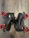 Riedell Dart Quad Roller Derby Speed Skates Black with Red Wheels