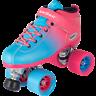 Riedell Dart Quad Roller Skate Shoes Set Women's Unisex Size 5-9 Pink/Blue Ombre