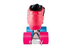 Riedell Dart Quad Roller Skate Shoes Set Women's Unisex Size 5-9 Pink/Blue Ombre