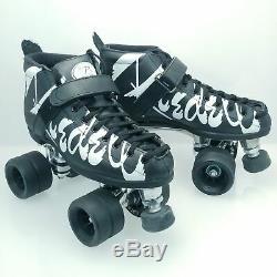 Riedell Dumy999 K7 165 Medium Black Size 7 Skates