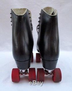 Riedell Gold Star 375 W Mens 11.5 Artistic Roller Skates Sure Grip Classic Plate