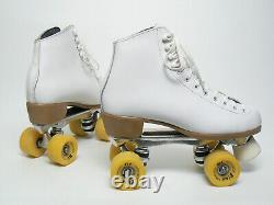 Riedell High Top Wmn's 8 Boots Artistic Rhythm Roller Skates w SURE GRIP Plates