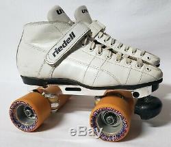 Riedell Labeda Pro-Line Roller Speed Skates Hyper Cannibal Wheels Quads Mens 6.5