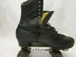 Riedell Leather Boot Douglass Snyder Super Deluxe Size 12 Plates Skates