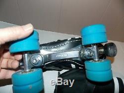Riedell Leather Hand Made In Usa, Size 10 Roller Speed Skates. Excellent