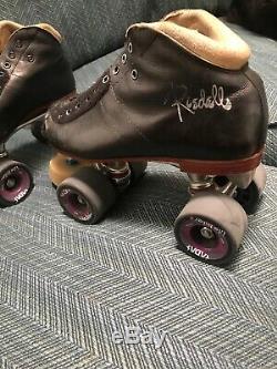 Riedell MINX Roller Skates with ALUMINUM Plates Men's Size 7 Womens 8.5