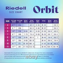 Riedell Outdoor Roller Skates Orbit Lagoon MED Size 8 (Fits US Women 8.5 9)
