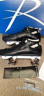 Riedell Premium Hand Cut Leather Solaris Roller Skate Neo Reactor Plate 10.5