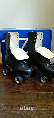 Riedell PremiumHand Cut Leather OG 172 Roller Skates Men's 10.5 with Neo Reactor