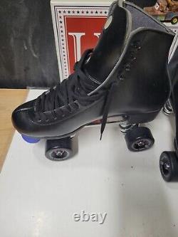 Riedell Quad Roller 120 Figure (Black) Size 10 Original Decals & Snowseal NOS