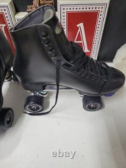 Riedell Quad Roller 120 Figure (Black) Size 10 Original Decals & Snowseal NOS