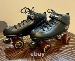 Riedell Quad Roller Skates Dart Red/Black Size 10 Used Twice