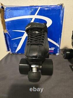 Riedell Quad Roller Skates R3 Black Size 6 Medium Wheel 62/95 Brand New