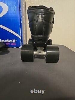 Riedell Quad Roller Skates R3 Black Size 6 Medium Wheel 62/95 Brand New