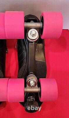 Riedell Quad Roller Skates R3 Size 8 Black