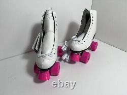 Riedell Quad Roller Skates Wave White/pink Women's 4-11 Original Tags UNUSED