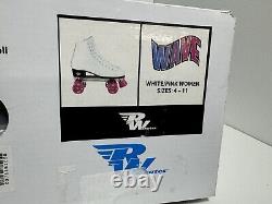 Riedell Quad Roller Skates Wave White/pink Women's 4-11 Original Tags UNUSED