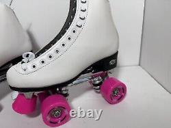 Riedell Quad Roller Skates Wave White/pink Women's 4-11 Original Tags UNUSED