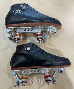 Riedell Quad Skates, 495 Boot, Revenge Aluminum Plate, Roller Derby USED