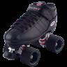 Riedell R3 Black Demon Roller Skate package 95a Rink setup
