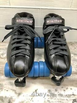 Riedell R3 Black Quad Roller Skates- Riedell Cayman Size 11 Great Condition