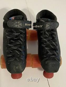 Riedell R3 CAYMAN Roller Derby Skates Size 6 Triple Eight Knee Pads Helmet